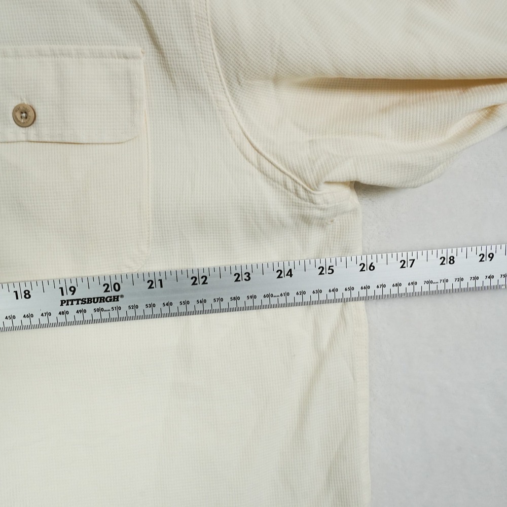 Nat Nast Luxury Originals Ivory Silk Cotton Button Down Shirt Mens XL SC207A - Picture 6 of 9